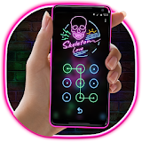 Neon Skull game - lock screen theme icon