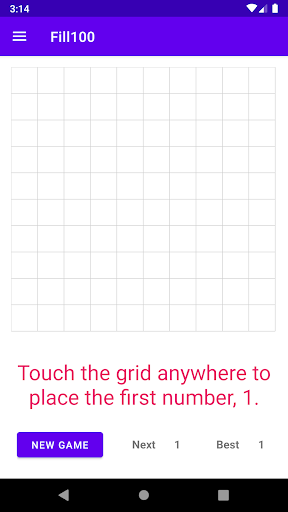 Fill100 Screen 2