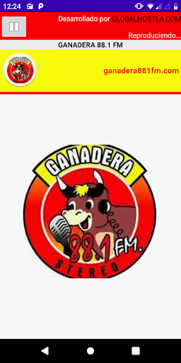 Android application GANADERA 88.1 FM screenshort