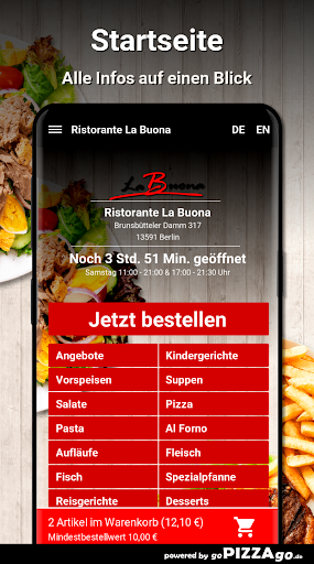 Ristorante La Buona Berlin Screen 2
