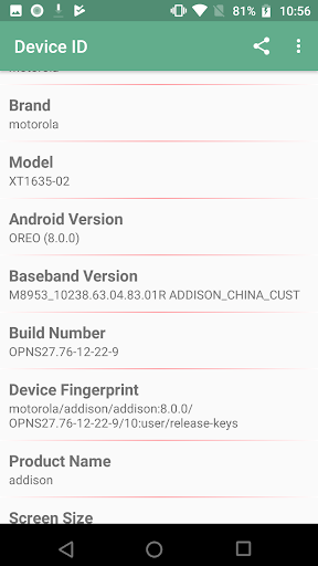 Device ID Screen 3