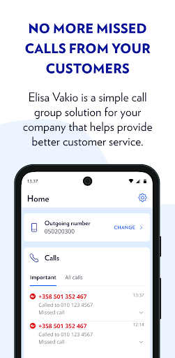 Android application Elisa Vakio screenshort