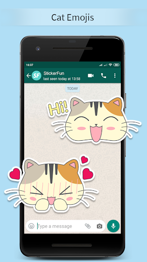 Cat Emoji Stickers Screen 3