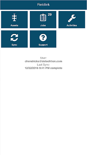 Android application DT Fieldlink screenshort