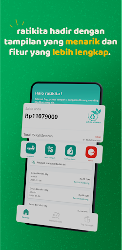 Android application ratikita screenshort