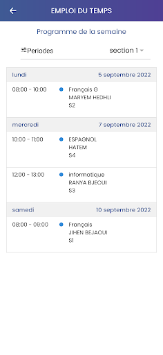 ACADÉMIE DU LAC Screen 2