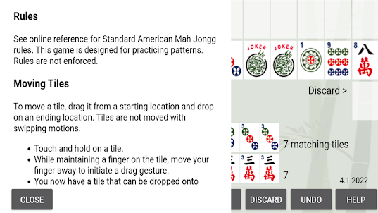 American Mahjong Practice 2022