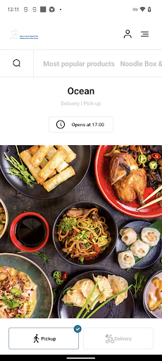 Android application Ocean screenshort