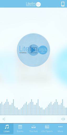 Android application 103.3 Lite fm screenshort