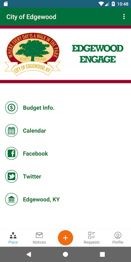 Android application Edgewood Engage screenshort