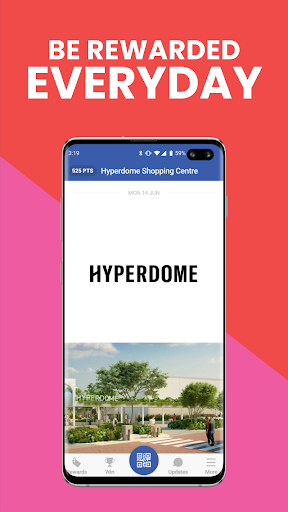 Android application Hyperdome Shopping Rewards screenshort