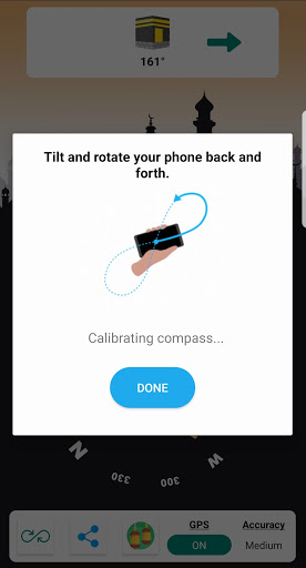 Simple Qibla Finder Screen 2