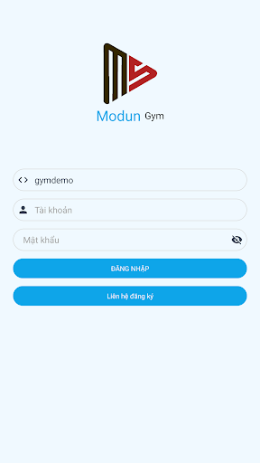 Android application ModunBeauty - Quản lý gym, spa screenshort