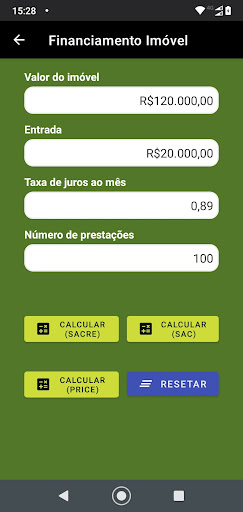 Financiamentos e Empréstimos Screen 3