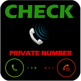 Check private number call icon