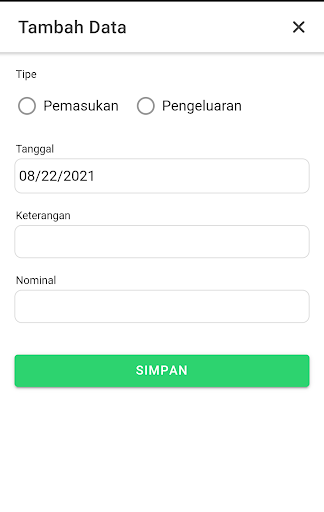Catatan Keuangan Screen 2