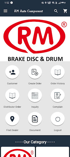 RM AUTO COMPONENT Screen 2