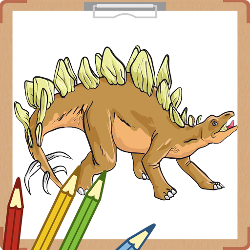 Jurassic Dino Coloring Book