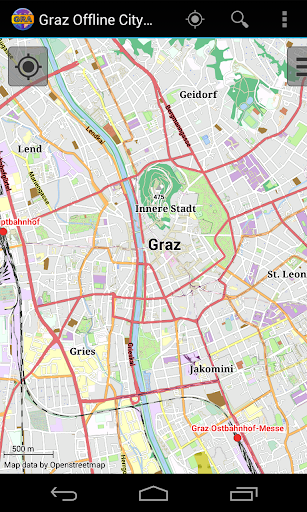 Android application Graz Offline City Map screenshort