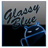 GOKeyboard Theme Glassy Blue icon
