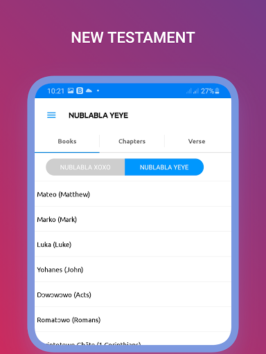 Ewe and English Bible offline screenshot 16