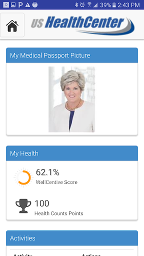 Personal Health Dashboard Screen 2