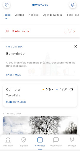 Android application Alenquer screenshort