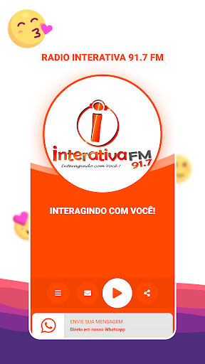 Android application Interativa fm screenshort