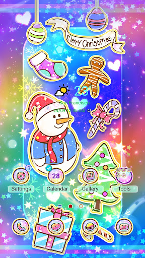 Android application Lovely Christmas - Wallpaper screenshort