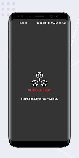 Android application Venus Connect screenshort