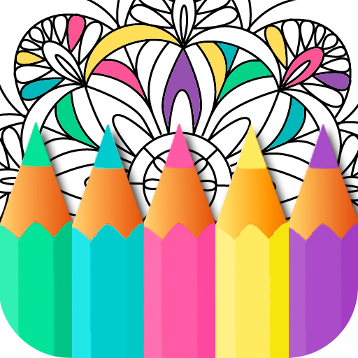 Coloring antistress Mandalas logo
