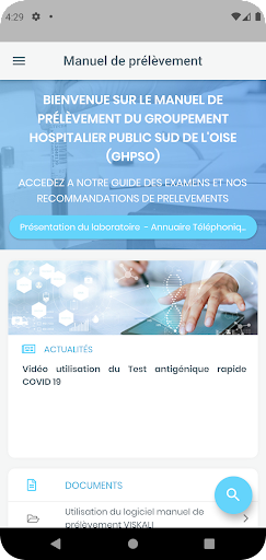 Manuel de prélèvement GHPSO Screen 3