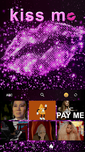 kissme Keyboard Background Screen 3