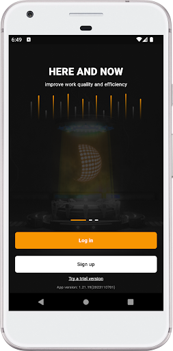 Android application DILAU Tracker screenshort