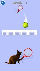 Cat Tennis Champion Game 3d