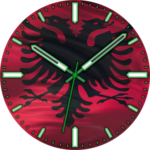 Albania Flag Watch Face Logo