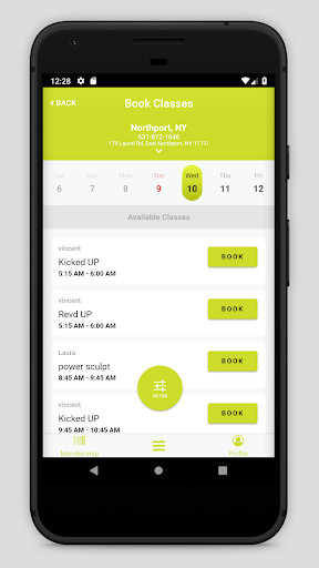 Revolution Fitness Gyms Screen 3