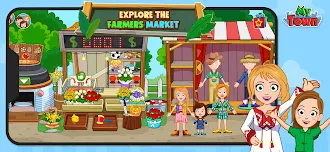 Game screenshot My Town Farm Animal game apk download
