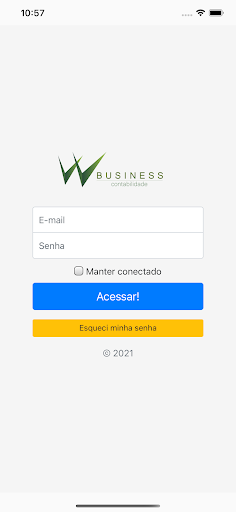 Android application Wbusiness Consultoria Contábil screenshort