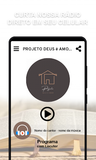 Android application Projeto Deus é Amor screenshort
