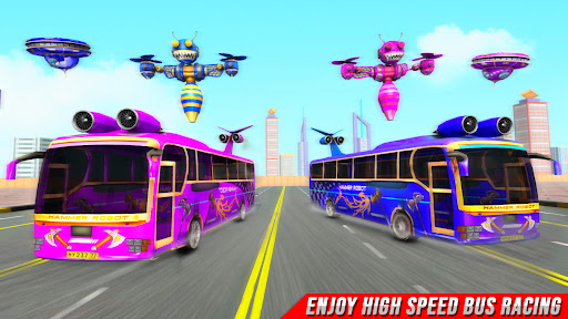 Multi Robot Formula Car flying Screen 2