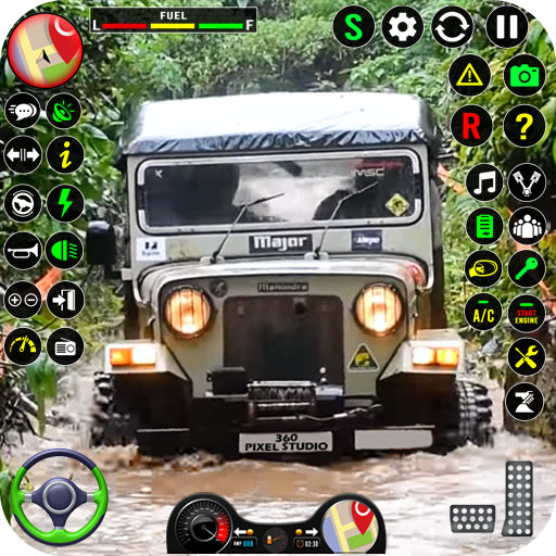 Offroad Jeep Driving Sim 3D logo