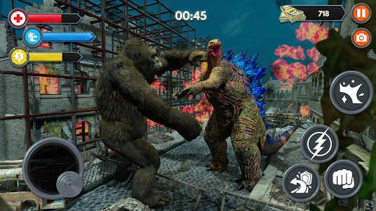 Godzilla vs king kong chiến đấ