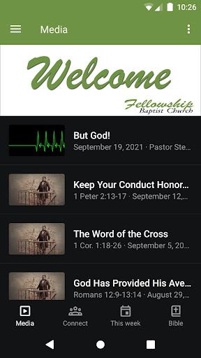 Android application Saskatoon Fellowship Baptist screenshort