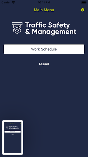 Android application TSM Mobile Works screenshort