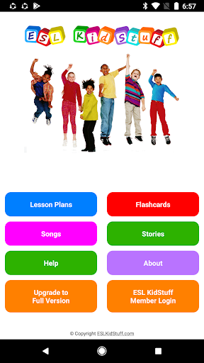 Android application ESL KidStuff App screenshort
