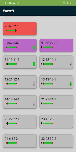 Android application Wave9 Oilfield Monitor screenshort