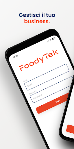 Android application FoodyTek Business screenshort