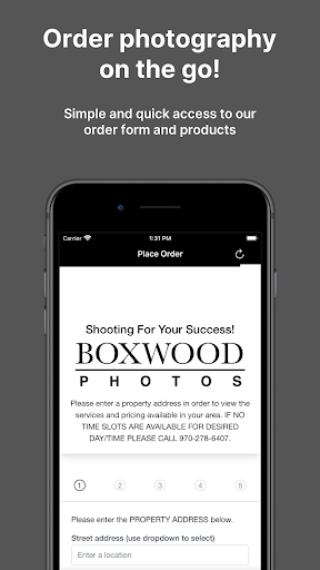 Android application Boxwood Photos screenshort