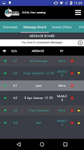 DEFER MEETING Screen 3
